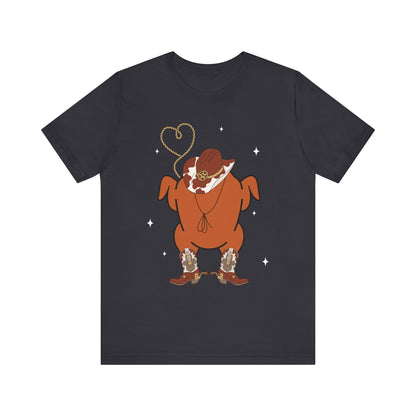 Western Cooked Turkey Shirt – Cowboy Cowgirl Rodeo Thanksgiving Tee