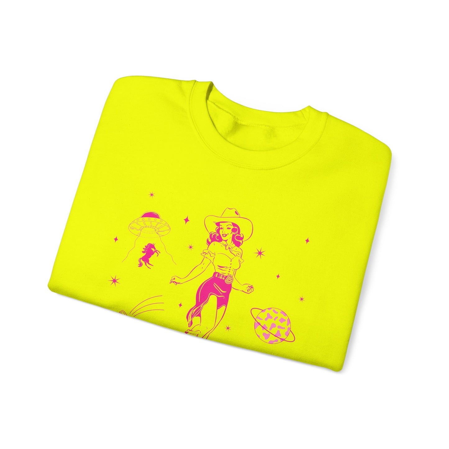 Western Cowgirl Howdy Sweatshirt – Disco Rodeo Space Bachelorette Pullover