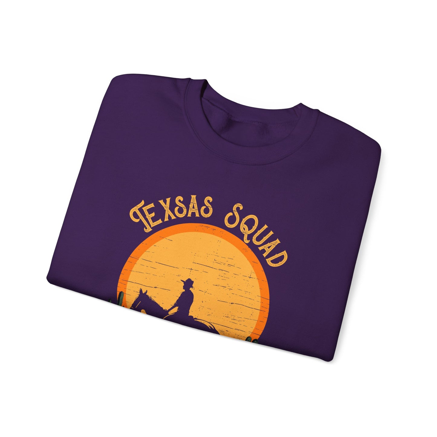 Texas Squad Cowboy Sweatshirt – Riding Horse Howdy Western Rodeo Pullover