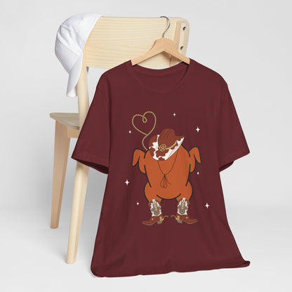 Western Cooked Turkey Shirt – Cowboy Cowgirl Rodeo Thanksgiving Tee
