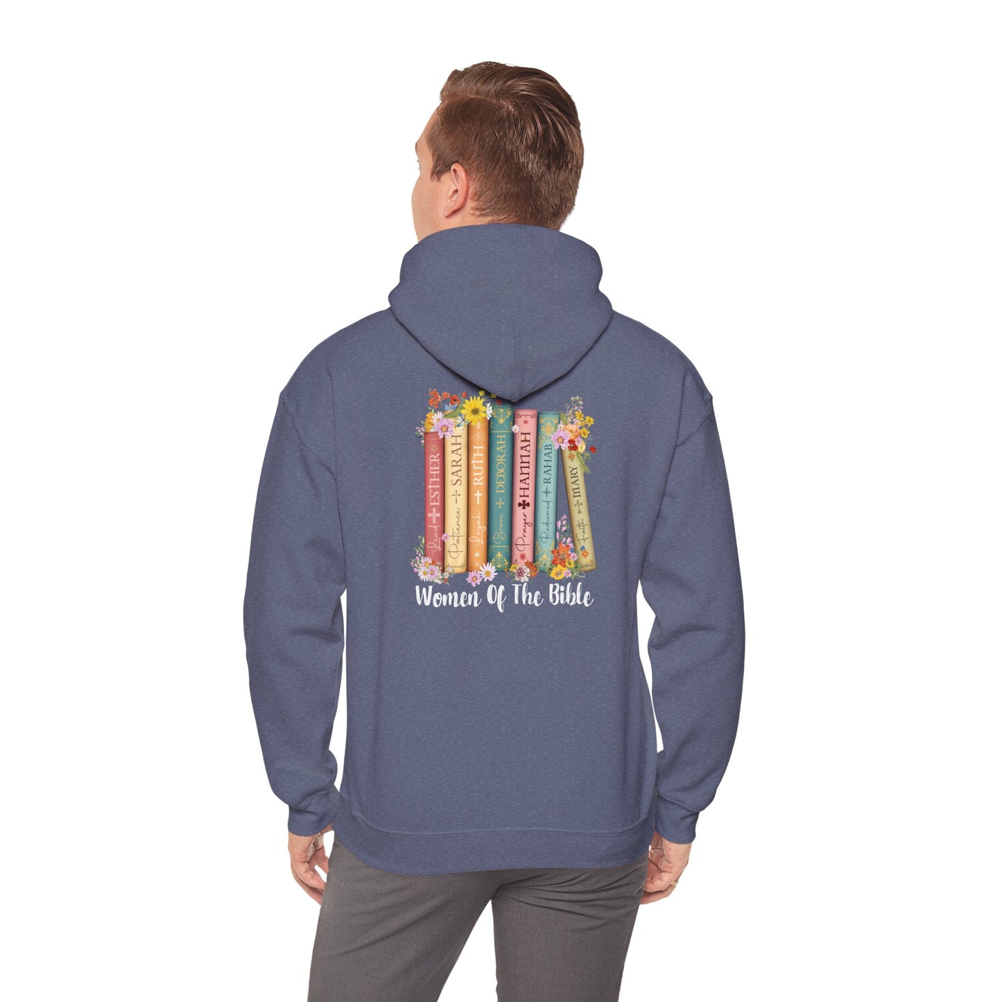 Women of the Bible Hoodie – Christian Floral Scripture Church Book Pullover