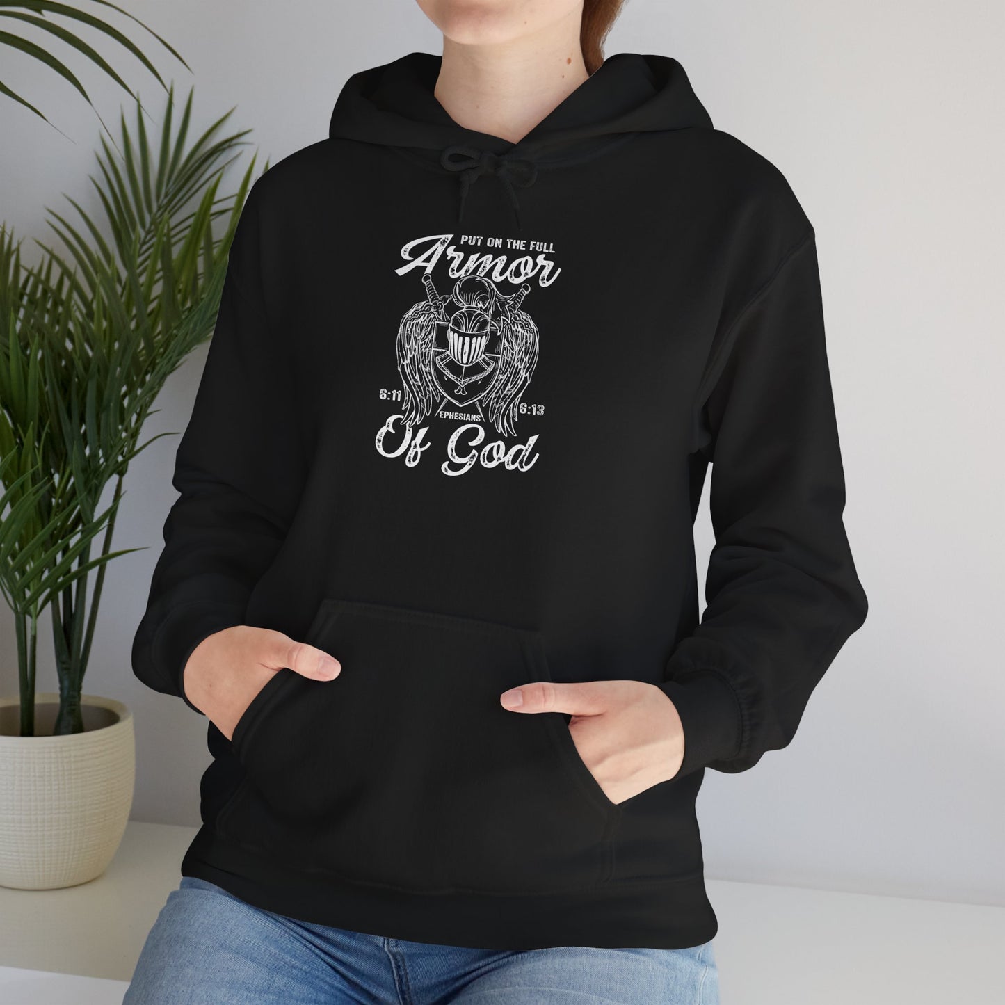 Put On The Full Armor Of God Jesus Christ Faith King Men Hoodie