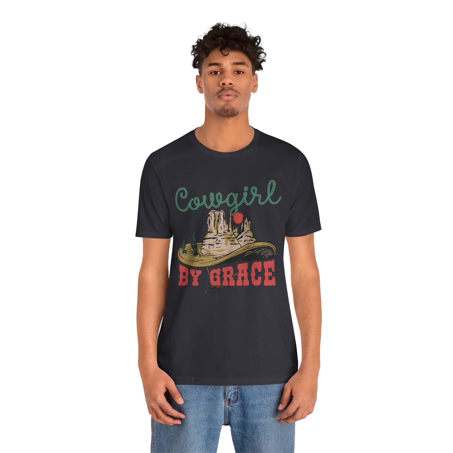 Cowgirl By Grace Shirt – Vintage Christian Western American Rodeo Tee