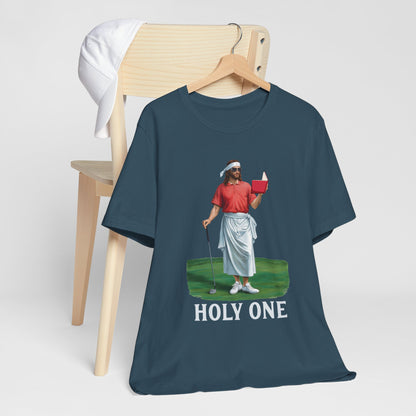Jesus Golf Holy One Shirt – Funny Christian Faith & Sports Graphic Tee for Golfers