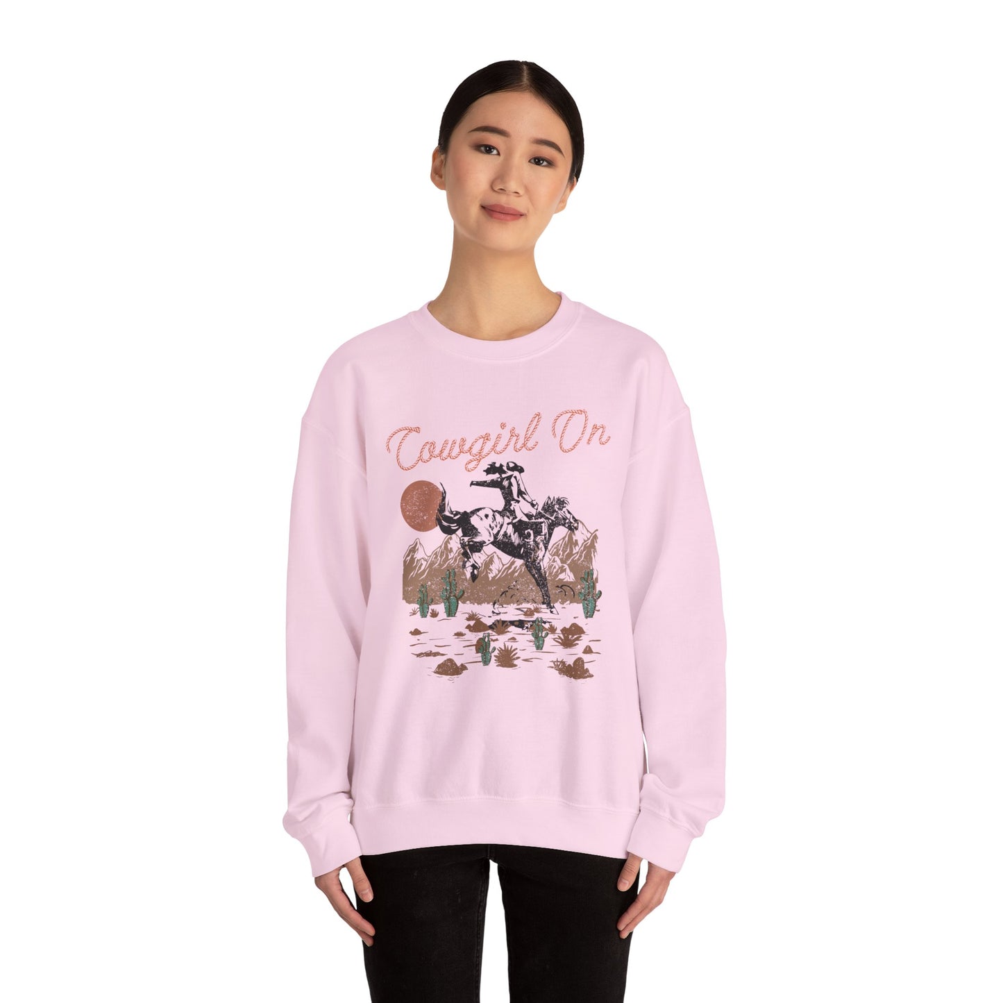 Cowgirl Howdy Sweatshirt – Southern Western Country Rodeo Vintage Pullover