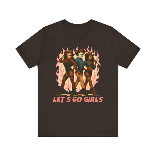 Let’s Go Girls Shirt – Rodeo Cowgirl Squad Western Halloween Party Tee