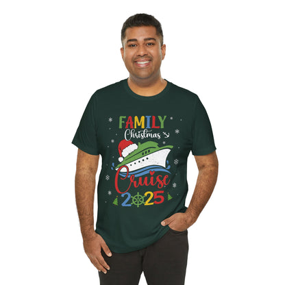 Family Christmas Cruise 2025 Shirt – Matching Cruisemas Family Vacation Tee, Holiday Boat Trip Outfit