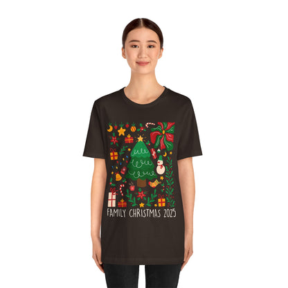 Family Christmas 2025 Shirt – Vintage Boho Holiday Family Group Shirt