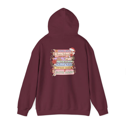 Christmas Bible Verse Hoodie – Christian Book Flowers Jesus Faith Pullover