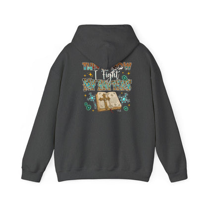 This Is How I Fight My Battles Hoodie – Bible Cross Western Christian Pullover