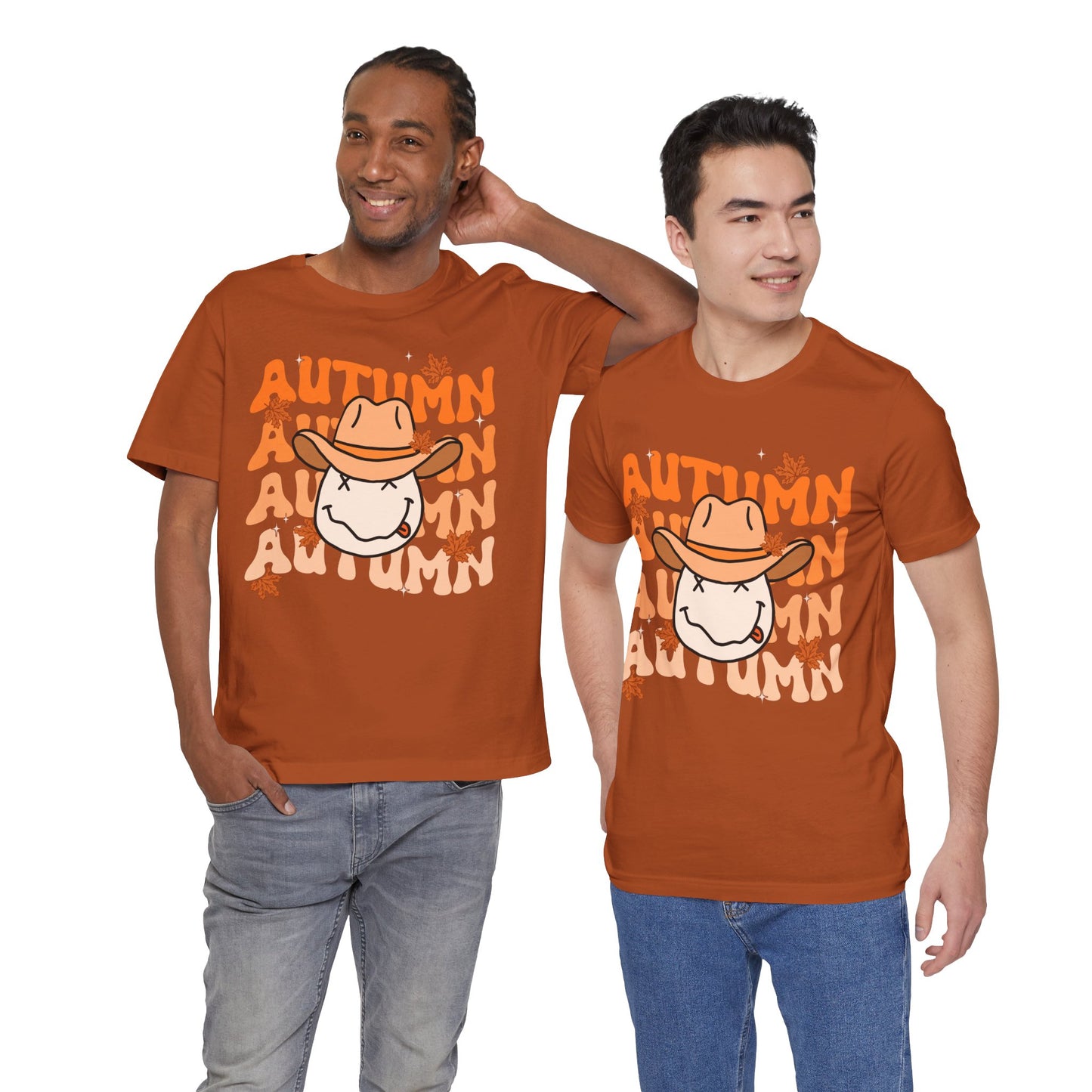 Retro Groovy Fall Shirt – Vintage 70s Smile Face Pumpkin Halloween Tee