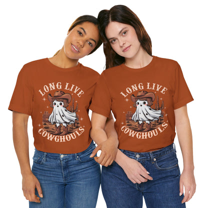Long Live Cowghouls Shirt – Cute Western Ghost Cowgirl Halloween Tee
