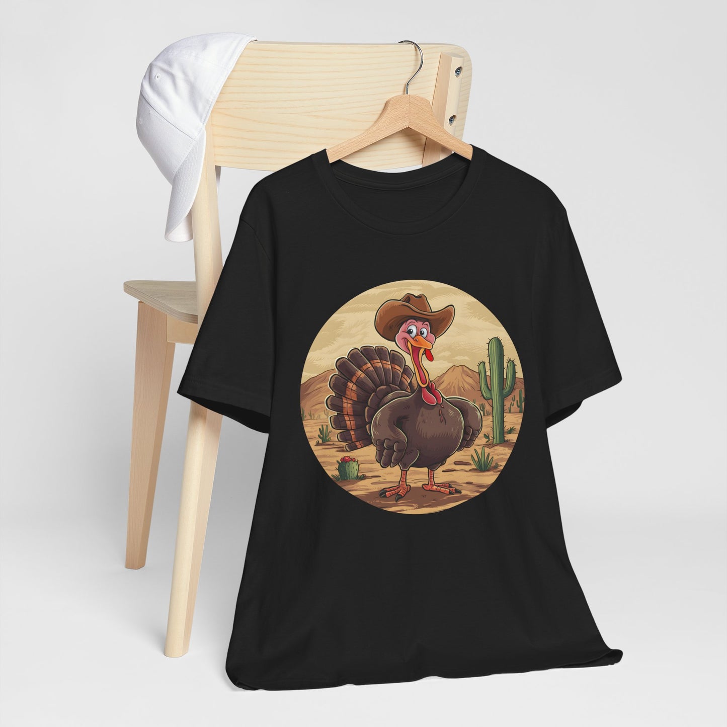 Western Thanksgiving Cowboy Turkey Shirt – Texas Desert Cowgirl Tee