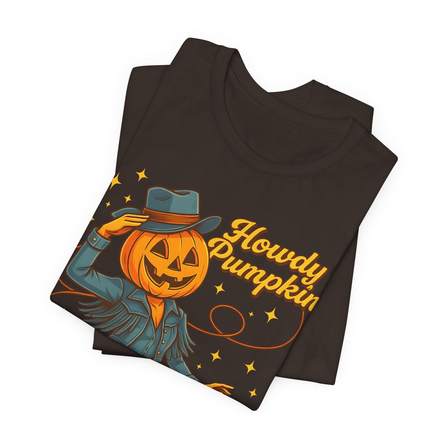 Howdy Pumpkin Shirt Cute Cowgirl Halloween Tee Western Fall Outfit for Women