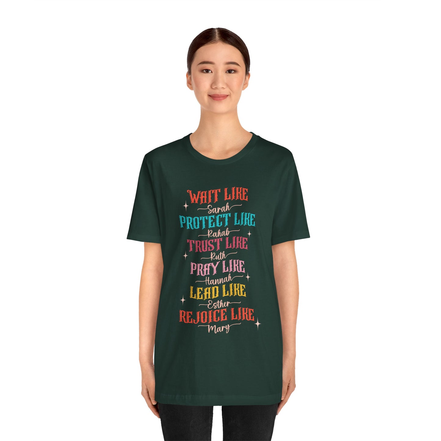Women of the Bible Shirt – Empowering Christian Faith Scripture Graphic Tee