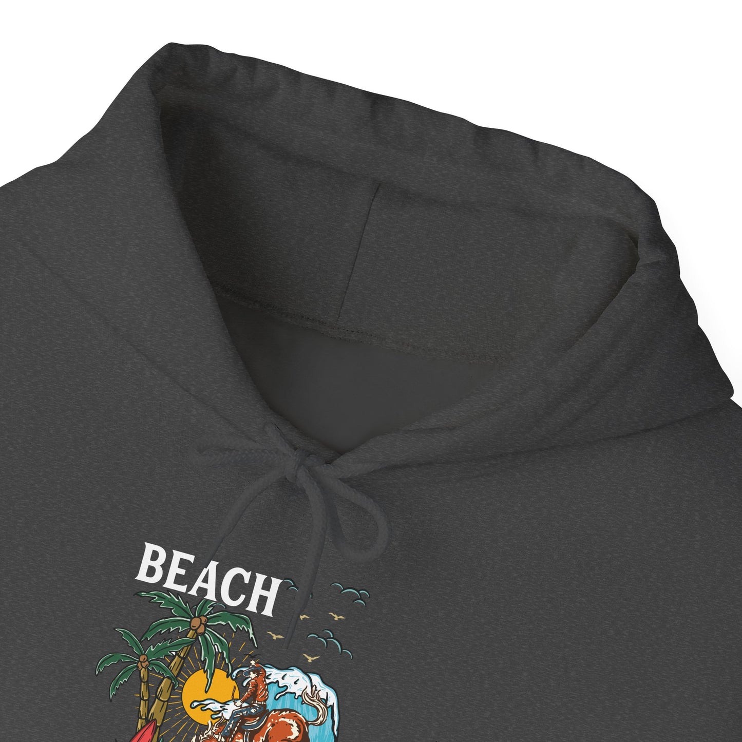 Beach Cowboy Hoodie – Tropical Palm Tree Western Rodeo Texas Pullover