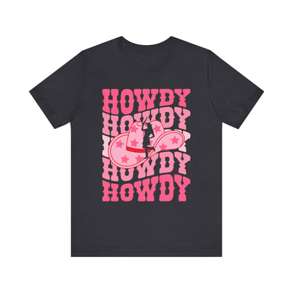 Howdy Pink Cowgirl Shirt – Disco Western Rodeo Country Girl Tee