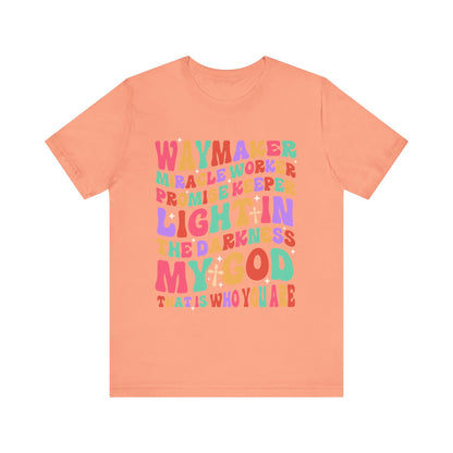 Waymaker Miracle Worker Shirt – Christian Worship My God Faith Tee