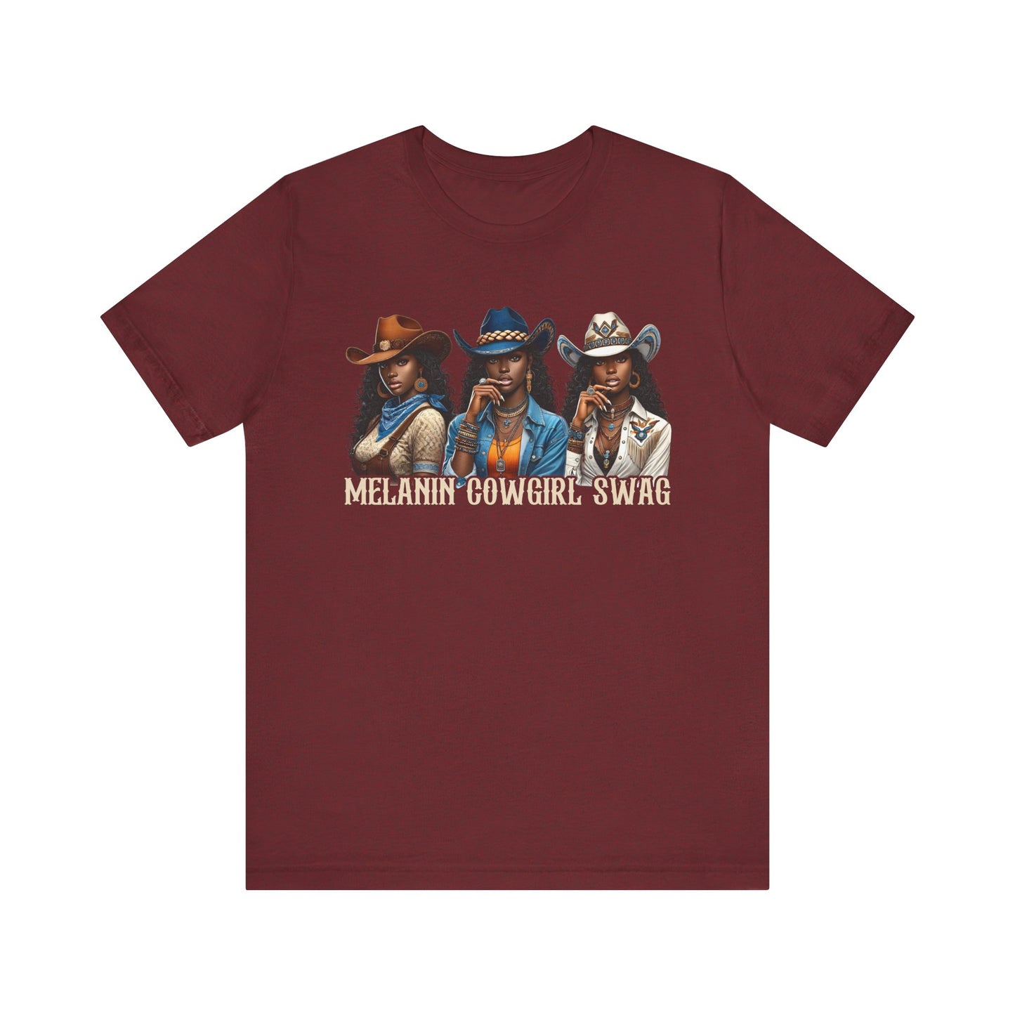 Melanin Cowgirl Swag Shirt – Black African American Western Tee