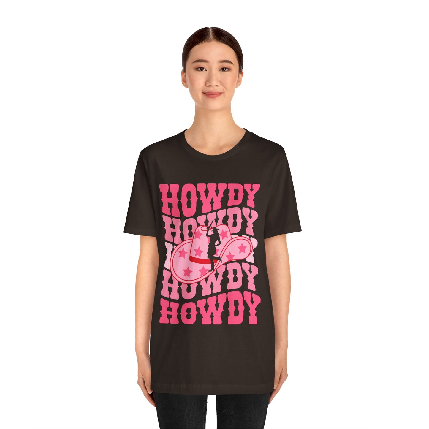 Howdy Pink Cowgirl Shirt – Disco Western Rodeo Country Girl Tee
