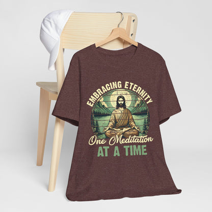 Embracing Eternity Shirt – Christian Yoga Jesus God Faith & Mindfulness Tee