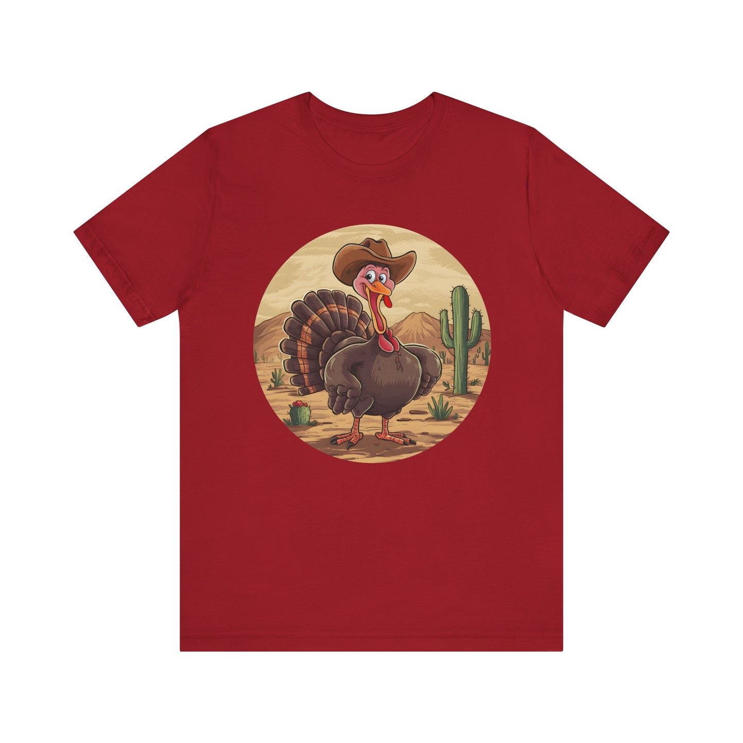 Western Thanksgiving Cowboy Turkey Shirt – Texas Desert Cowgirl Tee