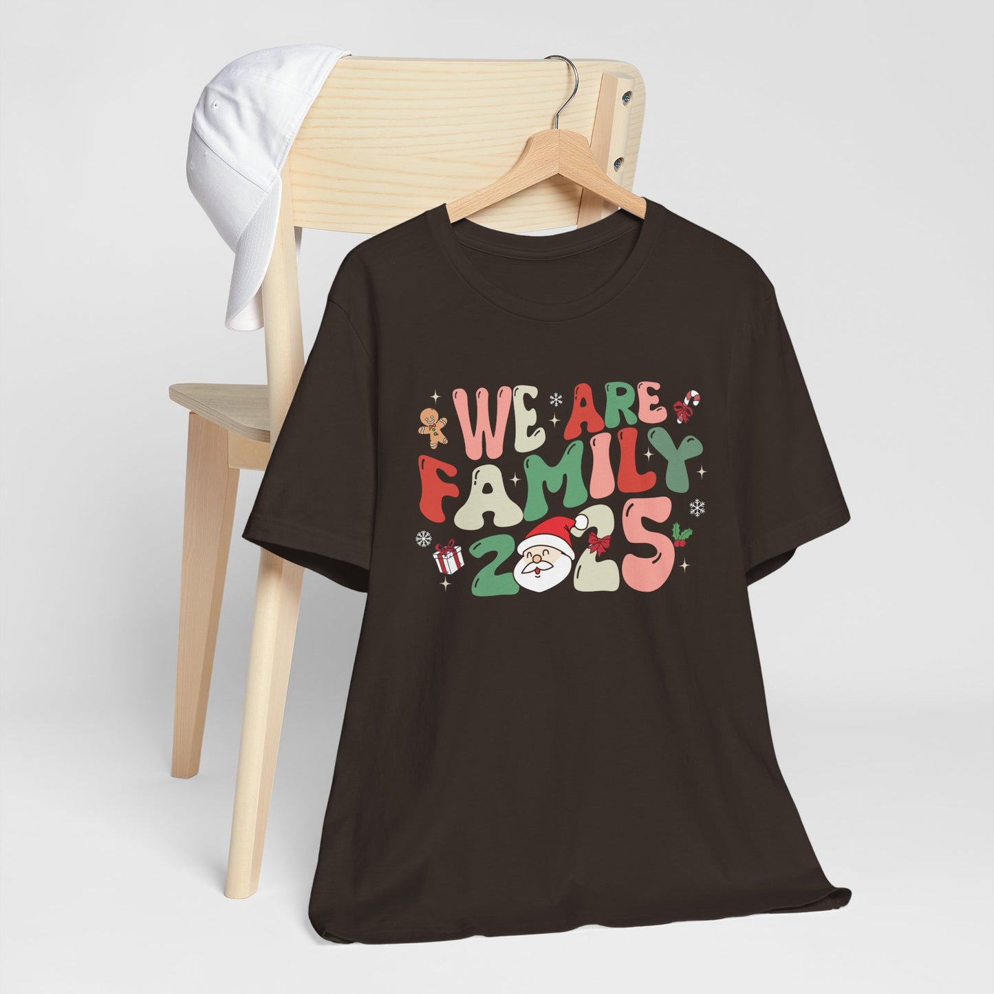 We Are Family 2025 Shirt – Santa & Christmas Tree Matching Family Holiday Tee