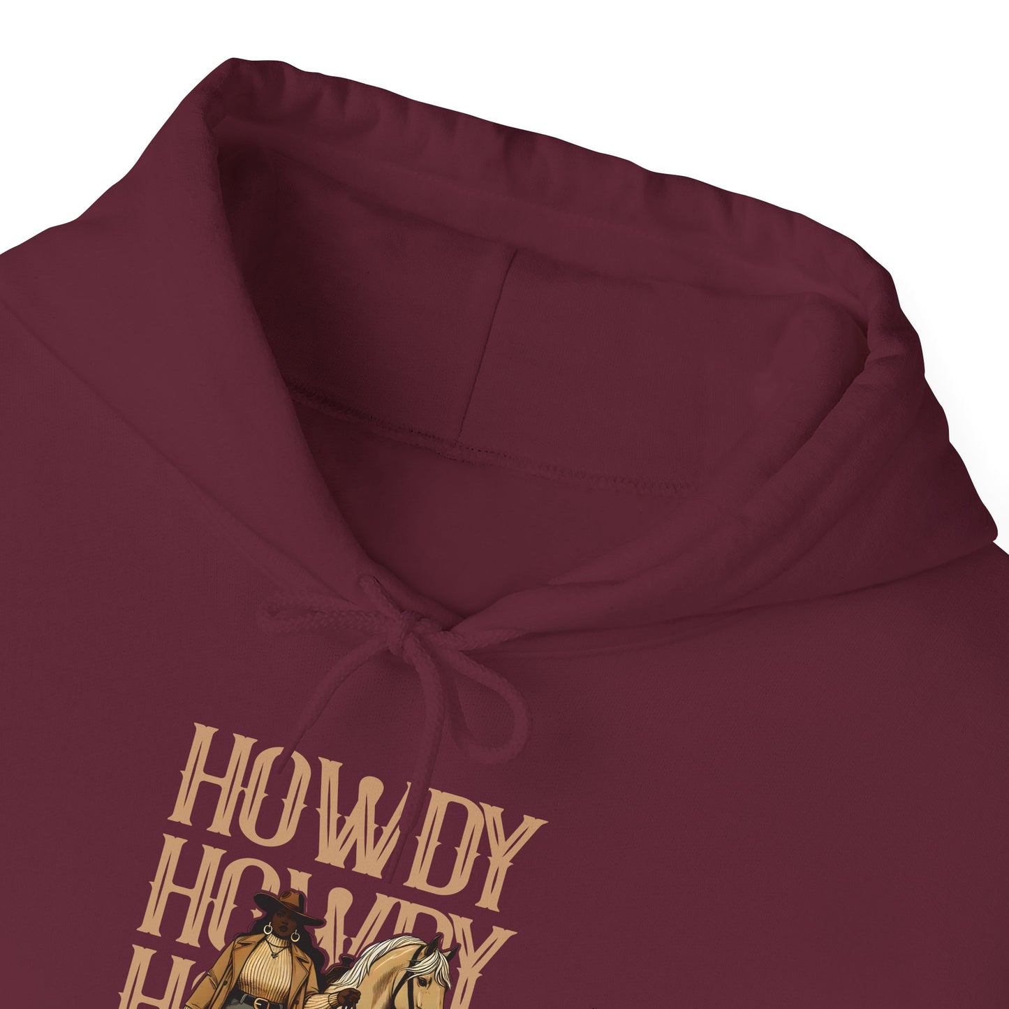 Howdy Black Cowgirl Hoodie – Country Western Rodeo Melanin Texas Pullover