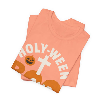Holy Ween Boo Shirt – Christian Halloween Cross & Skull Faith Tee