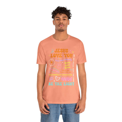 Jesus Loves You Shirt – Groovy Retro Christian Faith Encouragement Bible Tee