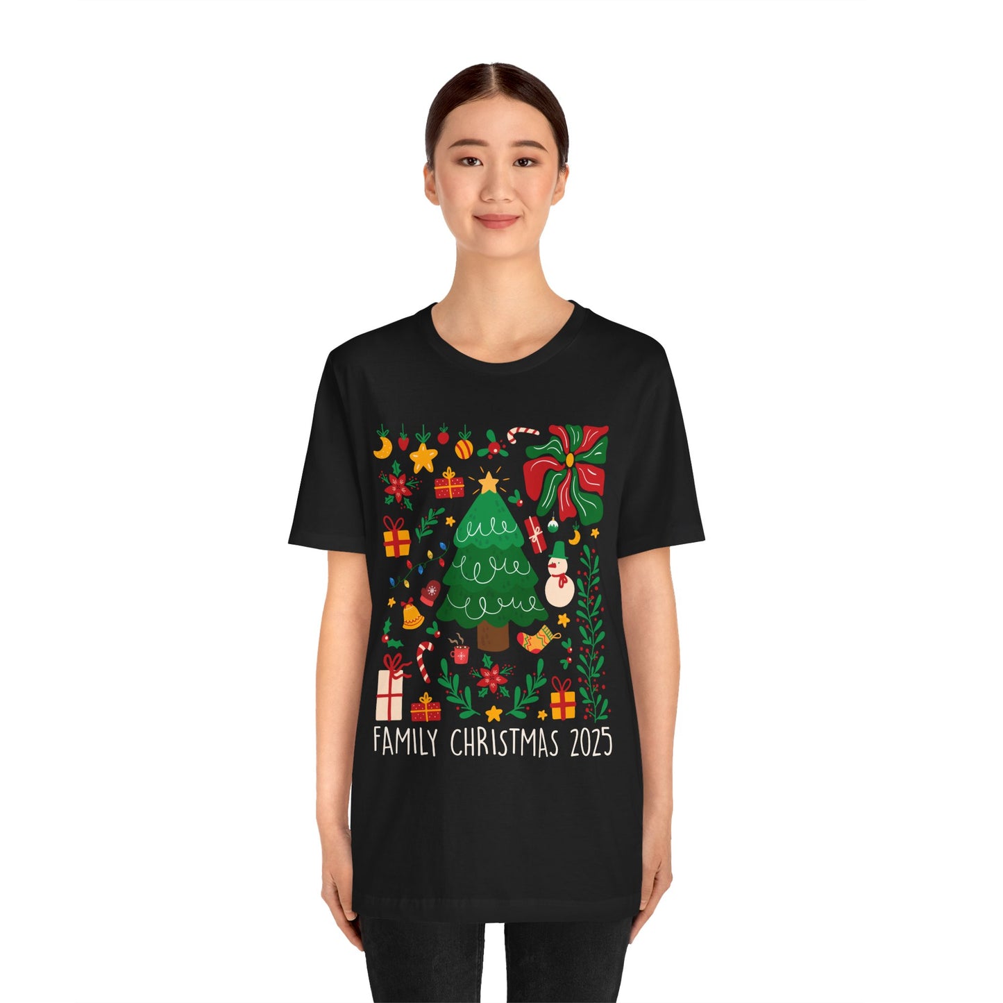 Family Christmas 2025 Shirt – Vintage Boho Holiday Family Group Shirt