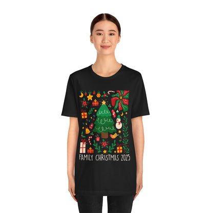 Family Christmas 2025 Shirt – Vintage Boho Holiday Family Group Shirt