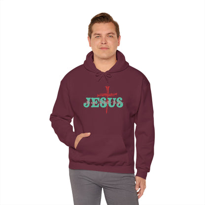 The Way Truth Life Christ Jesus Cross Nails Christian Bible Hoodie