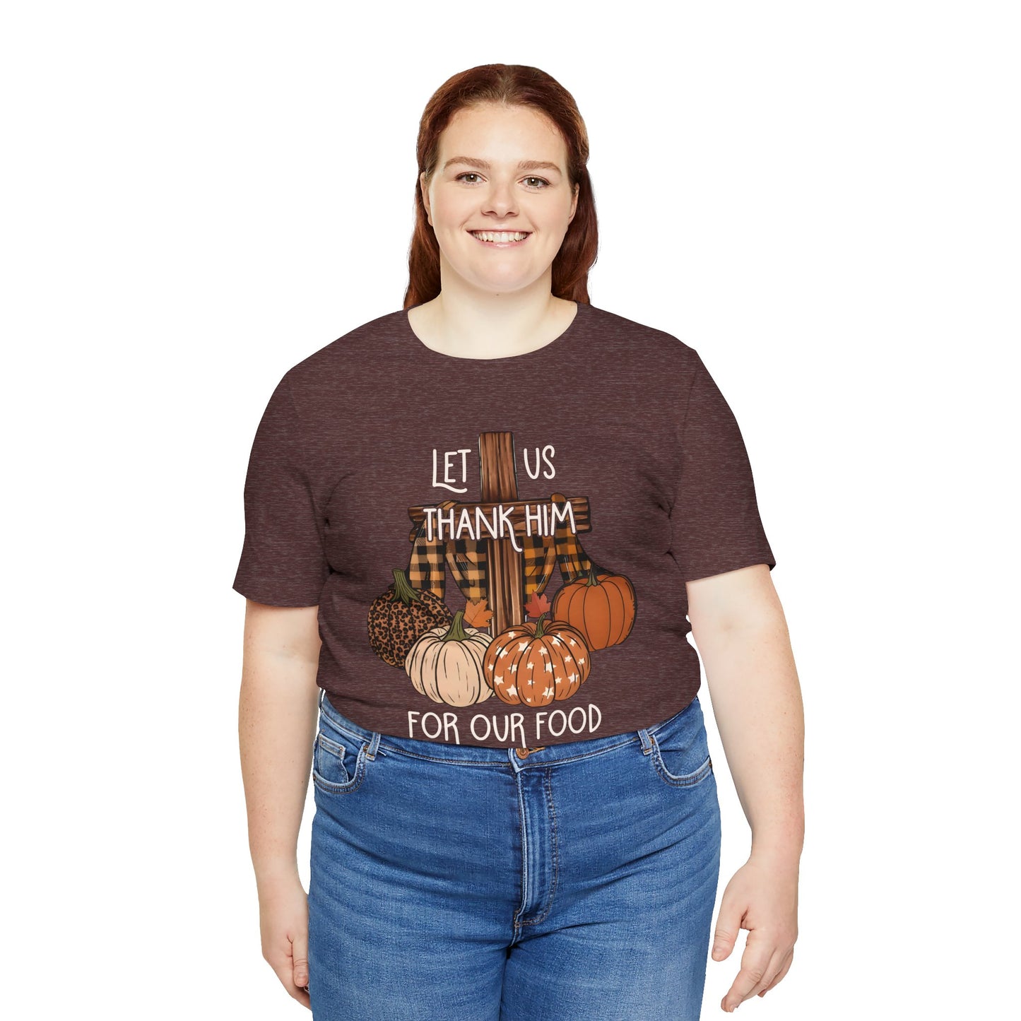 Let Us Thank Him Shirt – Christian Thanksgiving Tee with Genesis 9:3 Bible Verse