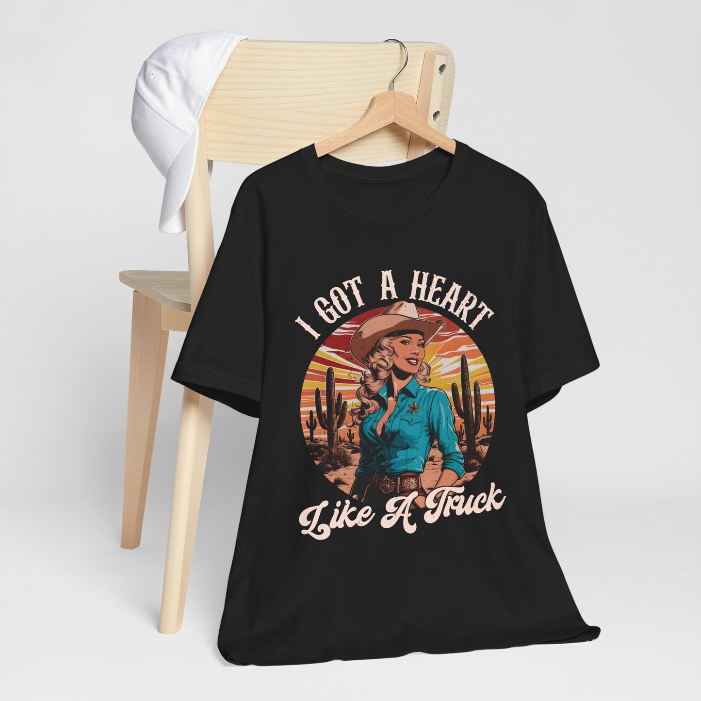 Heart Like A Truck Shirt – Christian Cowgirl Desert Western Rodeo Tee