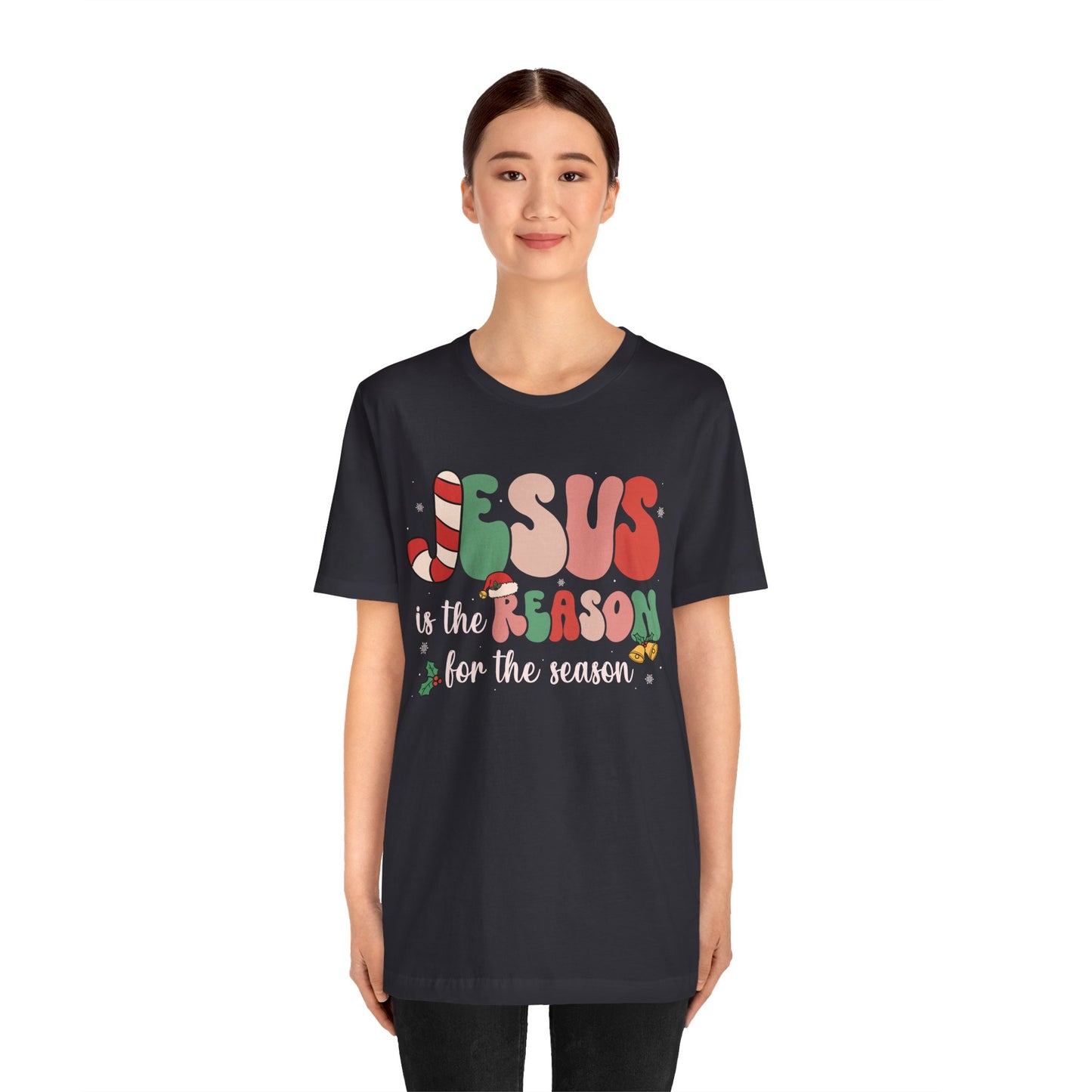 Retro Groovy Jesus Christmas Shirt – Vintage Christian Faith Holiday Tee