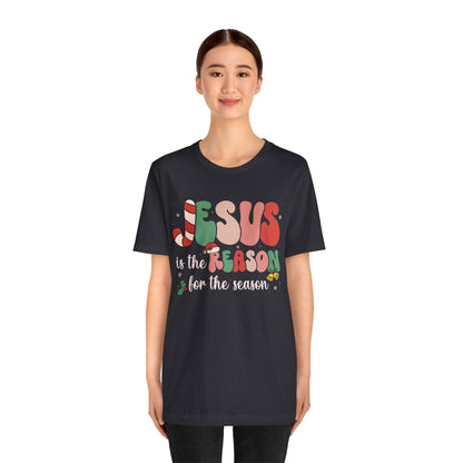 Retro Groovy Jesus Christmas Shirt – Vintage Christian Faith Holiday Tee