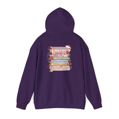 Christmas Bible Verse Hoodie – Christian Faith Jesus Book & Flowers Holiday Pullover