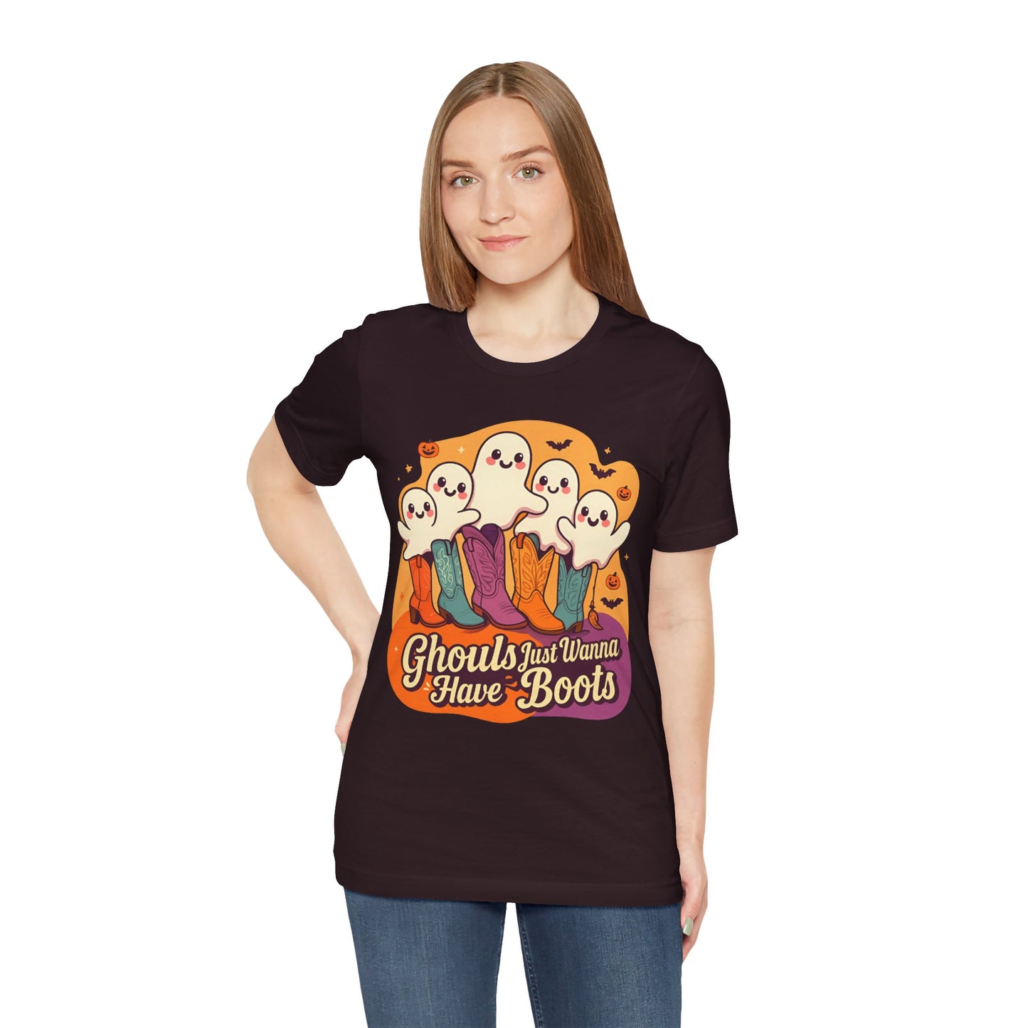Ghouls Just Wanna Have Boots Shirt – Western Cowgirl Ghost Halloween Tee