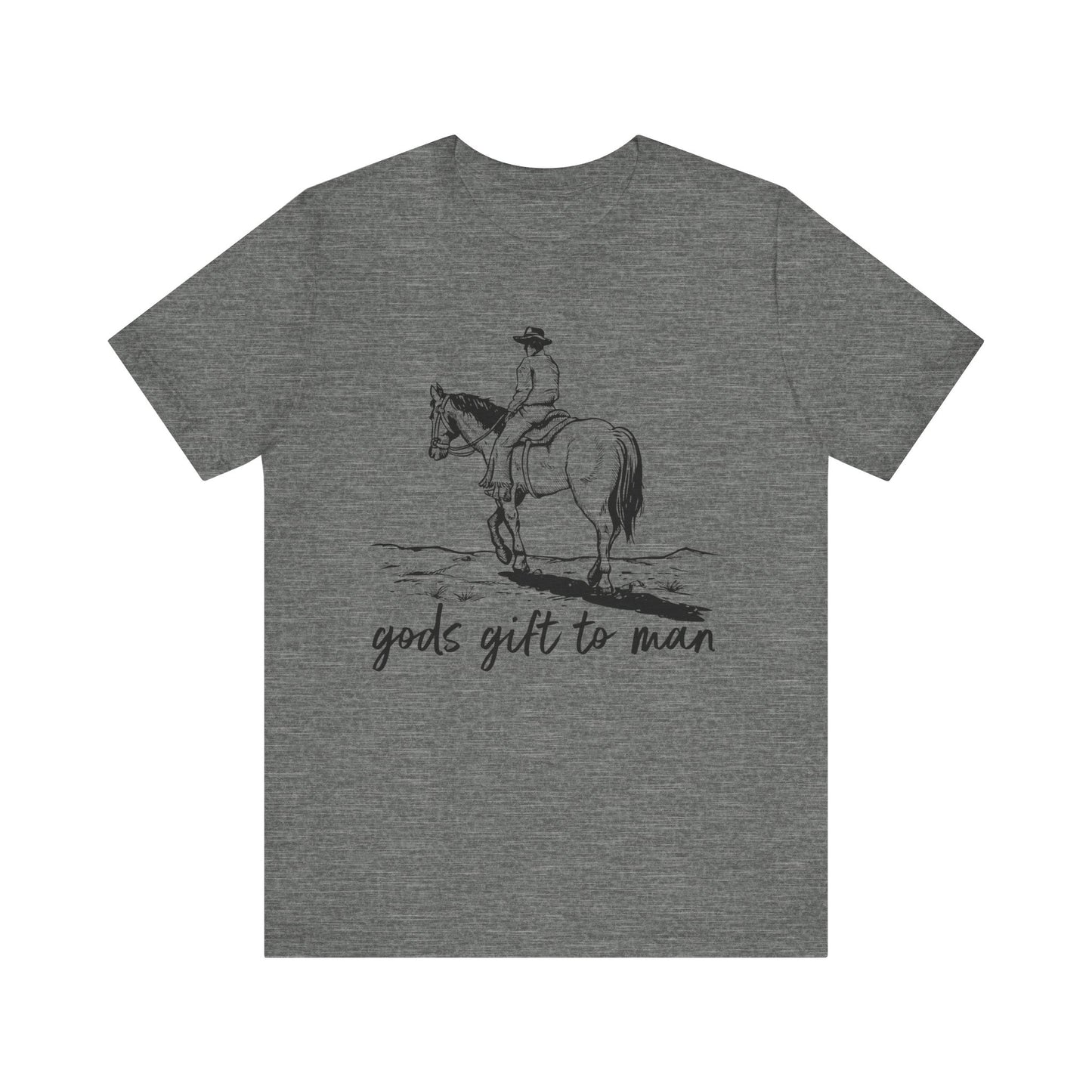God’s Gift to Man Shirt – Cowboy Howdy Rodeo Christian Western Tee