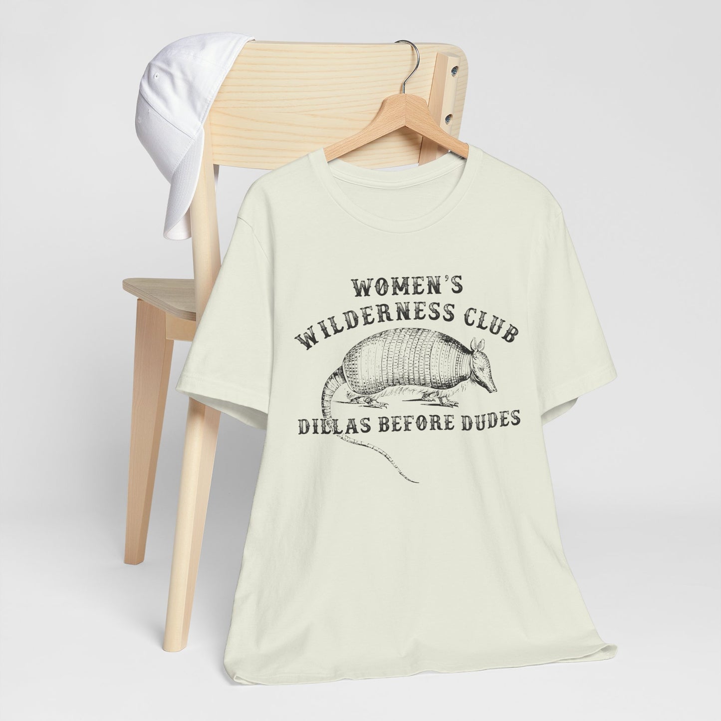 Women’s Wilderness Club Shirt – Dillas Before Dudes Western Armadillo Tee