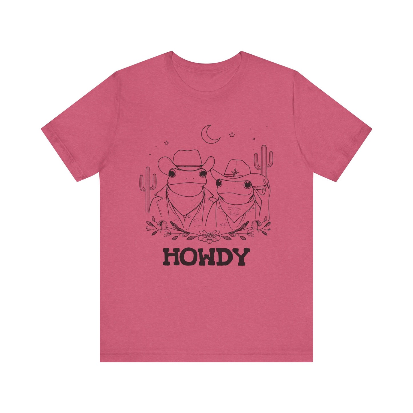 Howdy Frog Toad Couple Shirt – Cowboy Cowgirl Western Rodeo Cactus Tee