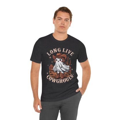 Long Live Cowghouls Shirt – Cute Western Ghost Cowgirl Halloween Tee