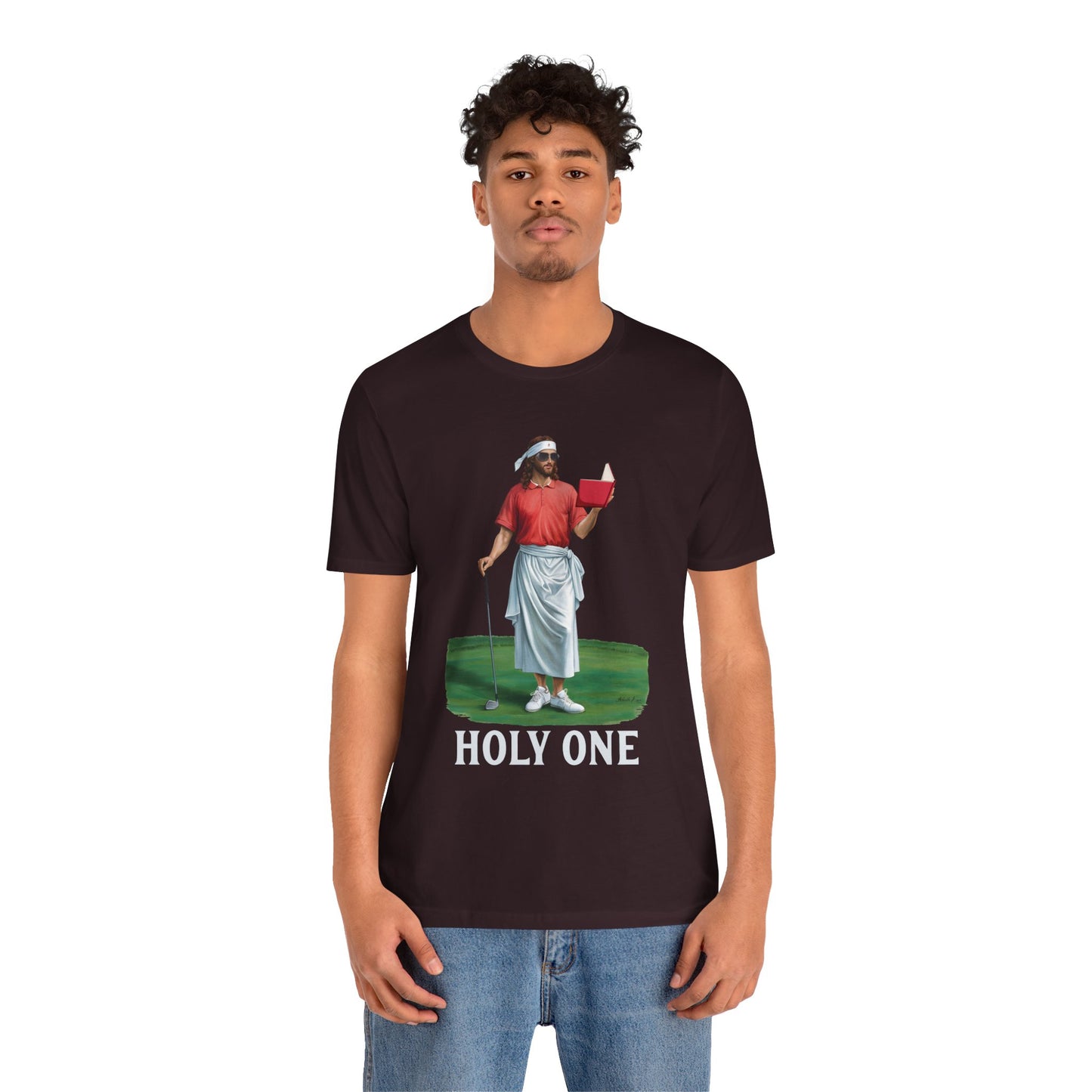 Jesus Golf Holy One Shirt – Funny Christian Faith & Sports Graphic Tee for Golfers