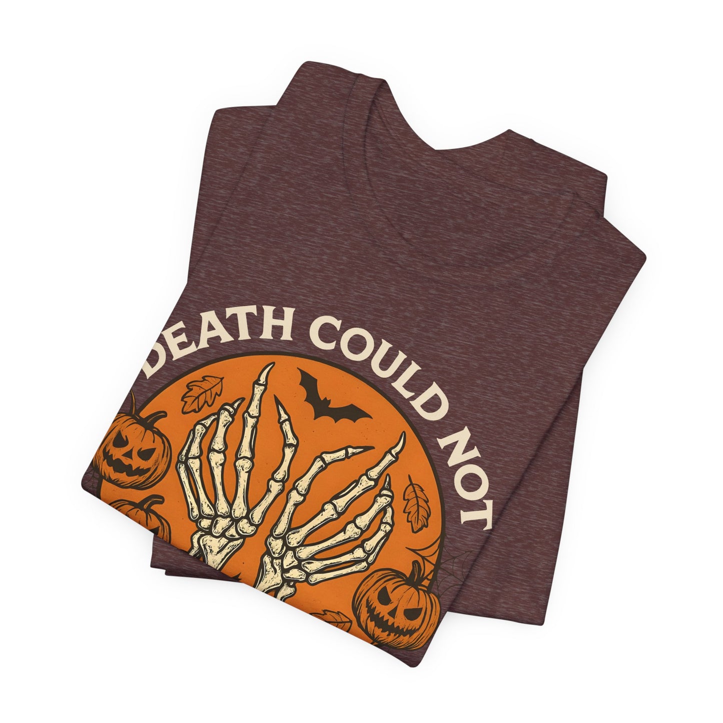 Death Could Not Hold Him Shirt – Christian Skeleton Hands Halloween Tee