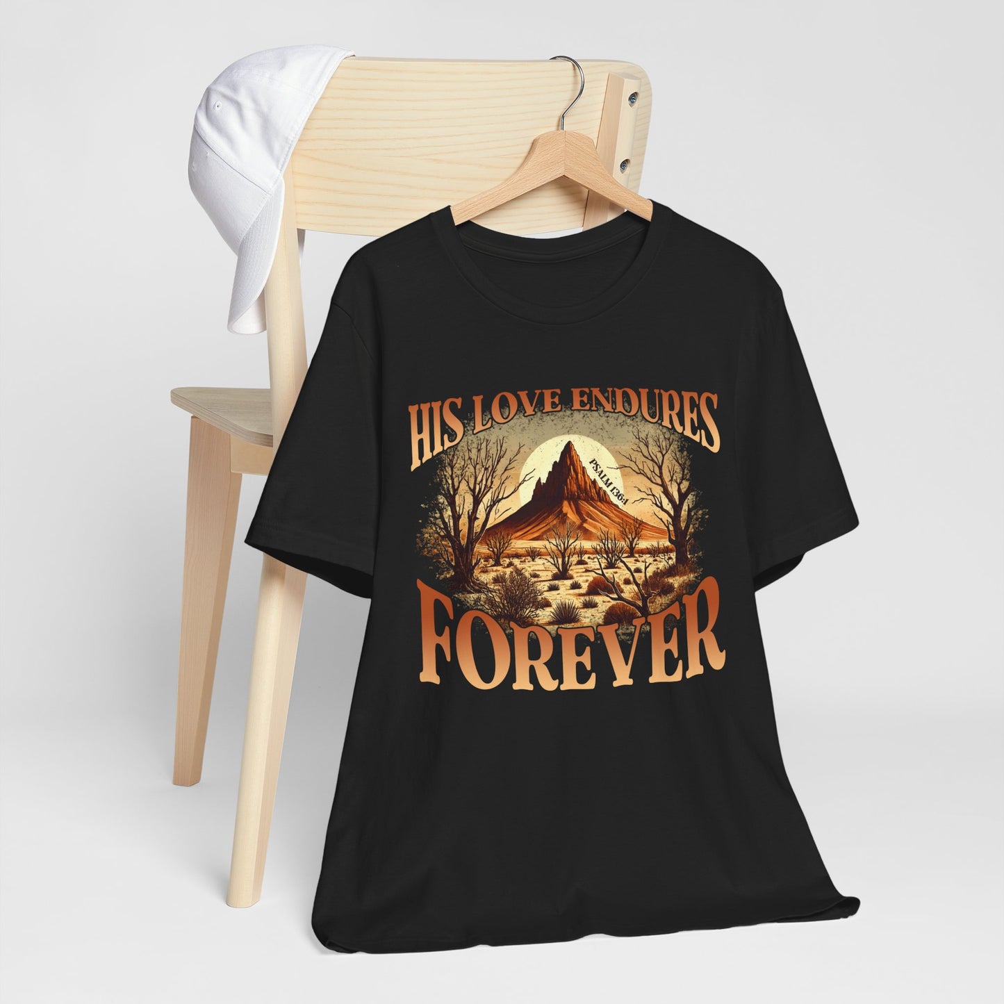 His Love Endures Forever Shirt – Christian Boho Western Rodeo Tee