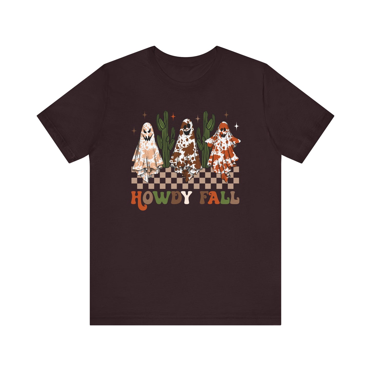 Howdy Fall Retro Ghost Shirt – Western Cowboy Cowgirl Halloween Tee