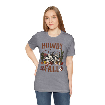 Retro Howdy Fall Shirt – Western Cowboy Pumpkin Country Thanksgiving Tee