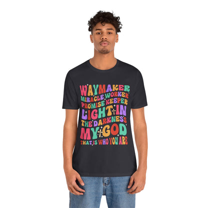Waymaker Miracle Worker Shirt – Christian Worship My God Faith Tee