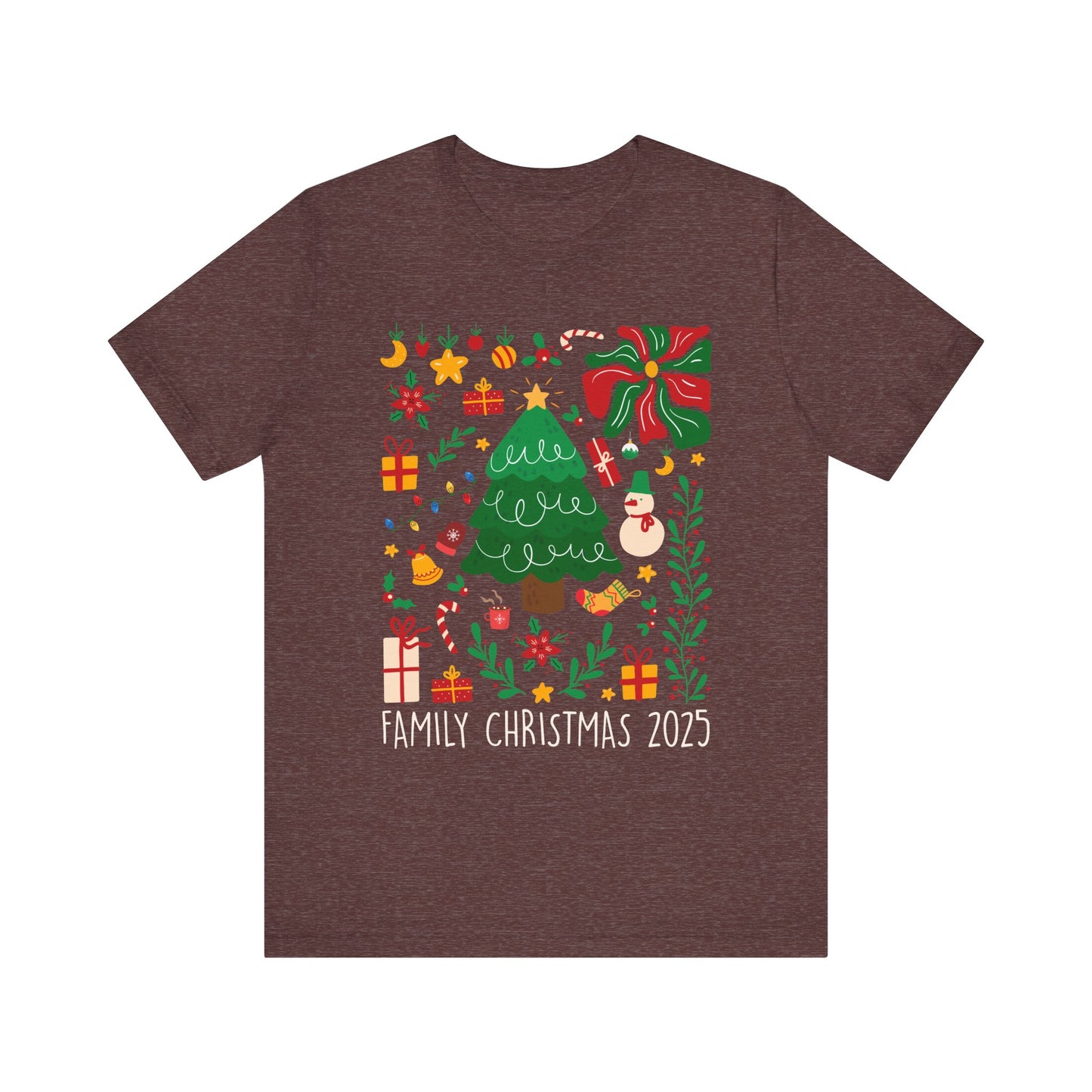 Family Christmas 2025 Shirt – Vintage Boho Holiday Family Group Shirt